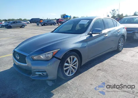 2016 Infiniti Q50 3.0T Premium из США, поврежденный, VIN JN1EV7AR3GM345977